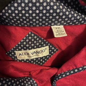 Alex vando dress shirt